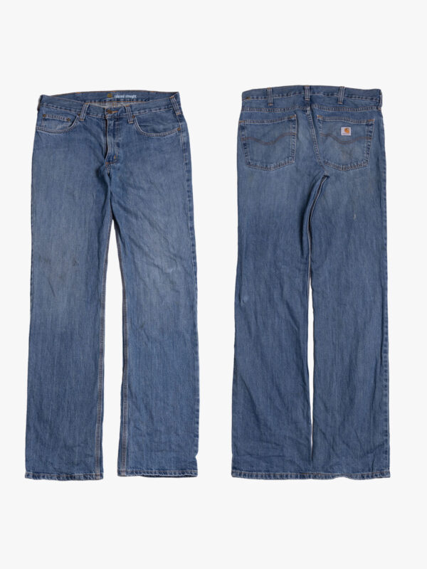 Carhartt Men’s Relaxed Straight Denim Jeans – Light Blue