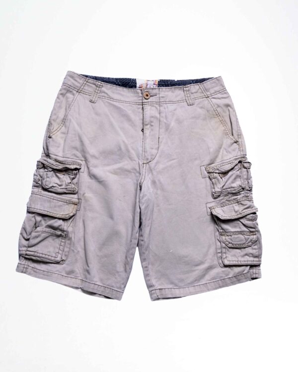 cs4 Beige Multi-Pocket Cargo Shorts