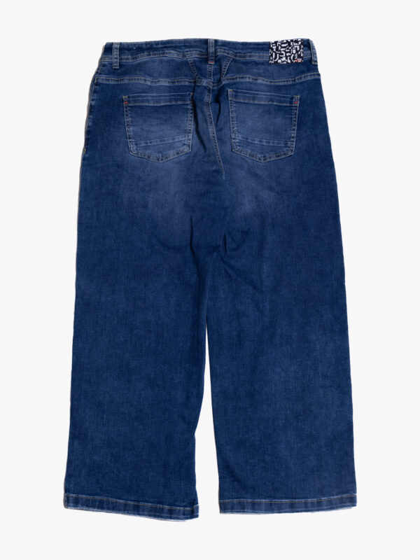 dnm lv3-1 Dark Blue Relaxed Fit Denim Jeans – Mid Rise Short Leg