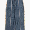 eminem d 1 Vintage Stripe Panel Wide Leg Denim Jeans