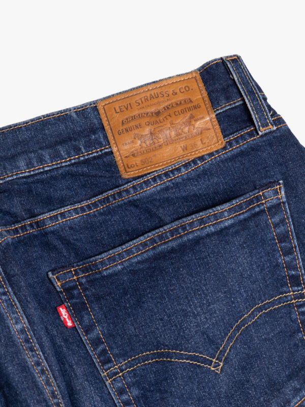 levis1.4 Levi’s 502 Dark Blue Straight Fit Denim Jeans