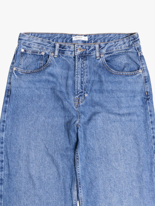 pull 1 Pull&Bear Light Blue Straight Fit Denim Jeans