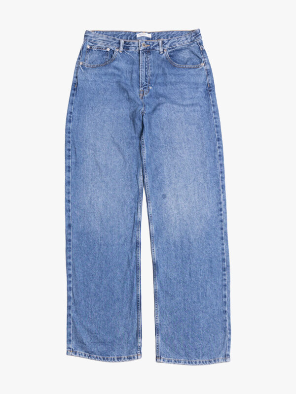 pull & bear Pull&Bear Light Blue Straight Fit Denim Jeans