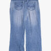 sheego 3 Sheego Women’s Light Blue Wide Leg Denim Jeans