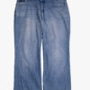sheego1 Sheego Women’s Light Blue Wide Leg Denim Jeans