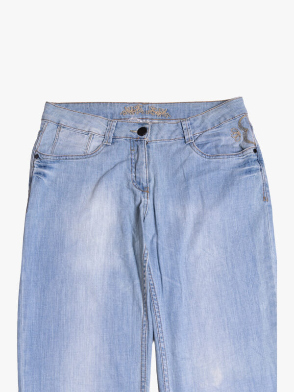 un 1.2 Light Blue Straight Fit Denim Jeans – Mid Rise