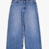 un 2.1 Light Blue Wide Leg Denim short Jeans