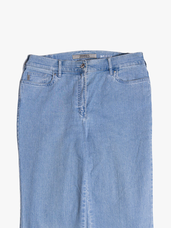 un4.2 Zerres greta Light Blue Relaxed straight fit Denim Jeans