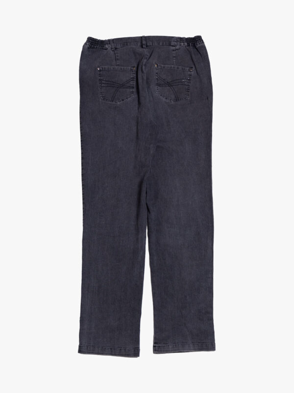 un5.3 women Charcoal Grey Straight Fit Denim Jeans