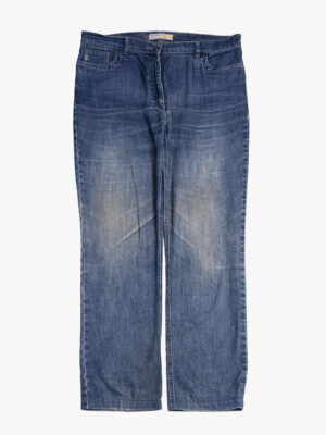 Zerres Dark Blue Straight Fit Denim Jeans