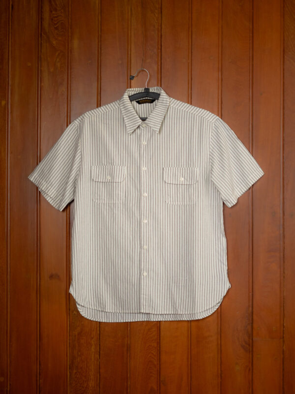 DSC03909 Uniform Bridge & Co. Striped Short Sleeve Shirt