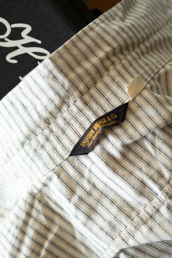 DSC03910 Uniform Bridge & Co. Striped Short Sleeve Shirt