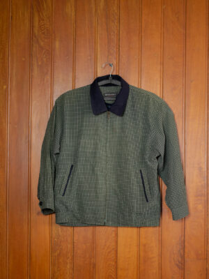DSC03912 Mikami Check Harrington Jacket