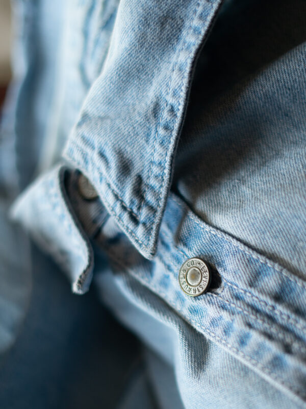 DSC03939 Levi's Light Wash Denim Shirt- Upcycled