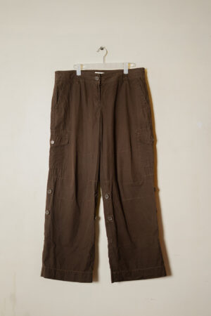 DSC03956 Vintage Brown Utility Cargo Pants