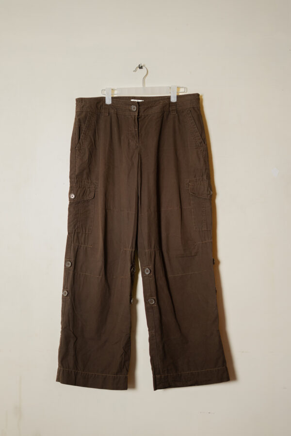 DSC03956 Vintage Brown Utility Cargo Pants
