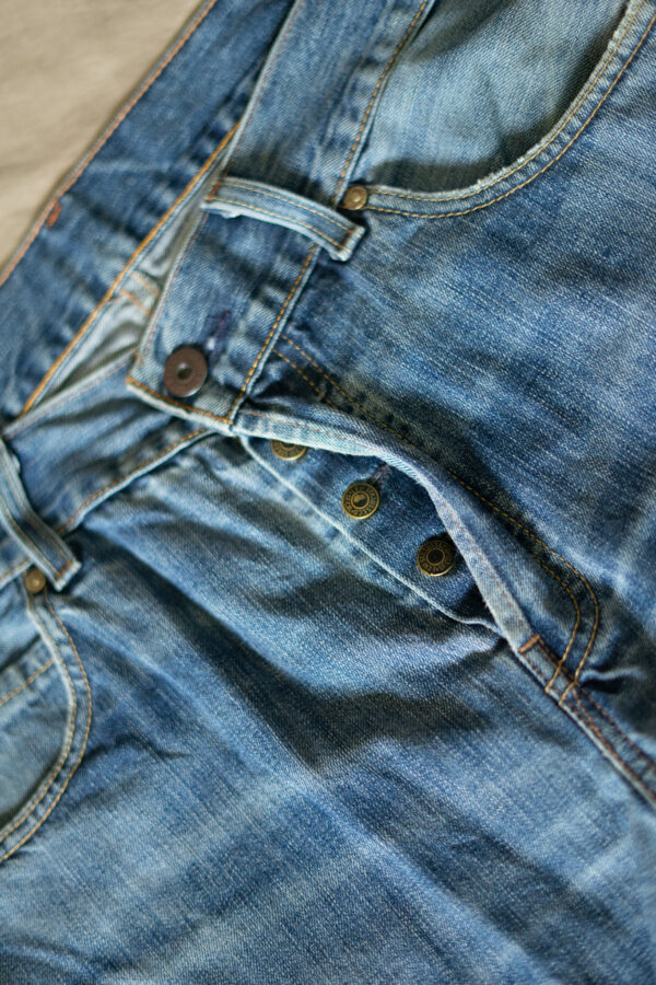 DSC03965 Levi's 512 Vintage Light Wash Straight Fit Jeans