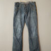Crosshatch Black Label Biker Denim Jeans – Light Wash Blue