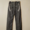 Y2K Embroidered Panel Denim Jeans