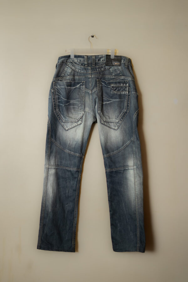 DSC04010 C-IN-C Y2K Panel Denim Jeans