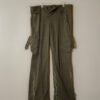 DSC04016 Y2K Multi-Pocket Cargo Pants – Olive Green