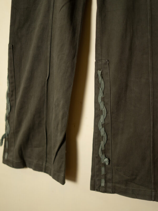 DSC04022 Y2K Multi-Pocket Cargo Pants – Olive Green