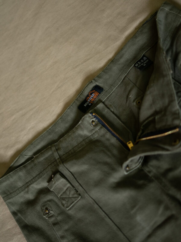 DSC04023 Y2K Multi-Pocket Cargo Pants – Olive Green