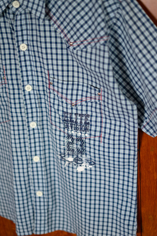DSC04131 Blue Check Utility Shirt