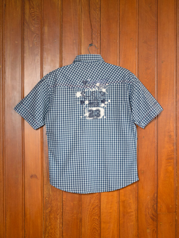 DSC04132 Blue Check Utility Shirt