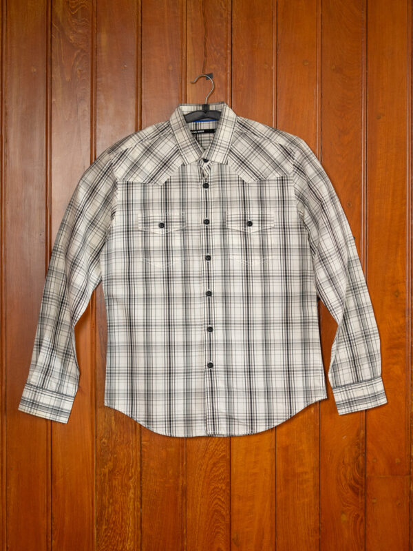 Basic House Monochrome Plaid Shirt