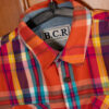 DSC04161 B.C.R Multicolor Plaid Short Sleeve Shirt