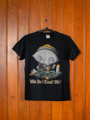 DSC04194 Family Guy Stewie Griffin Graphic T-Shirt – Black