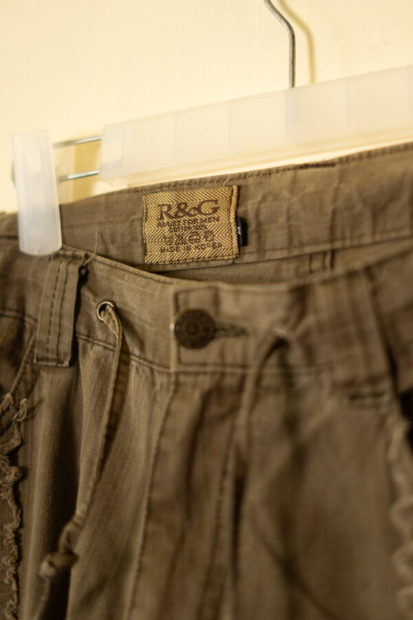DSC04262 R&G Multi-Pocket Utility Cargo Pants – Olive Brown