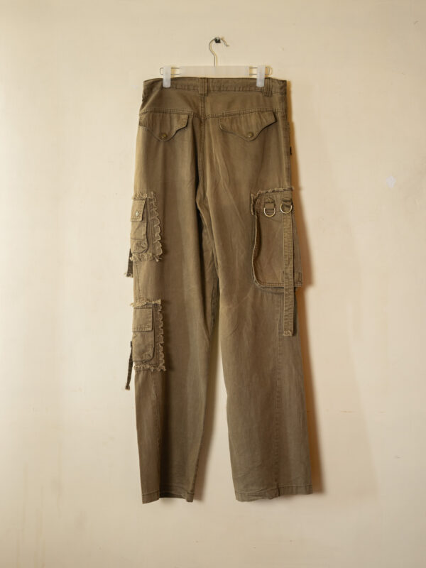 DSC04265 R&G Multi-Pocket Utility Cargo Pants – Olive Brown