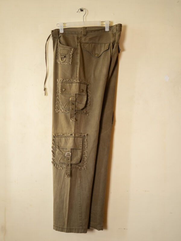DSC04270 R&G Multi-Pocket Utility Cargo Pants – Olive Brown